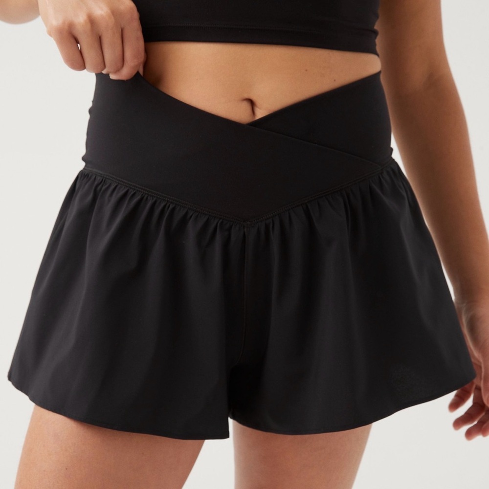 Aerie High-Waisted Black Shorts
